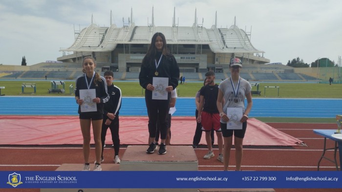Outstanding Performance by The English School Athletes in the Senior Boys and Girls Nicosia Athletic